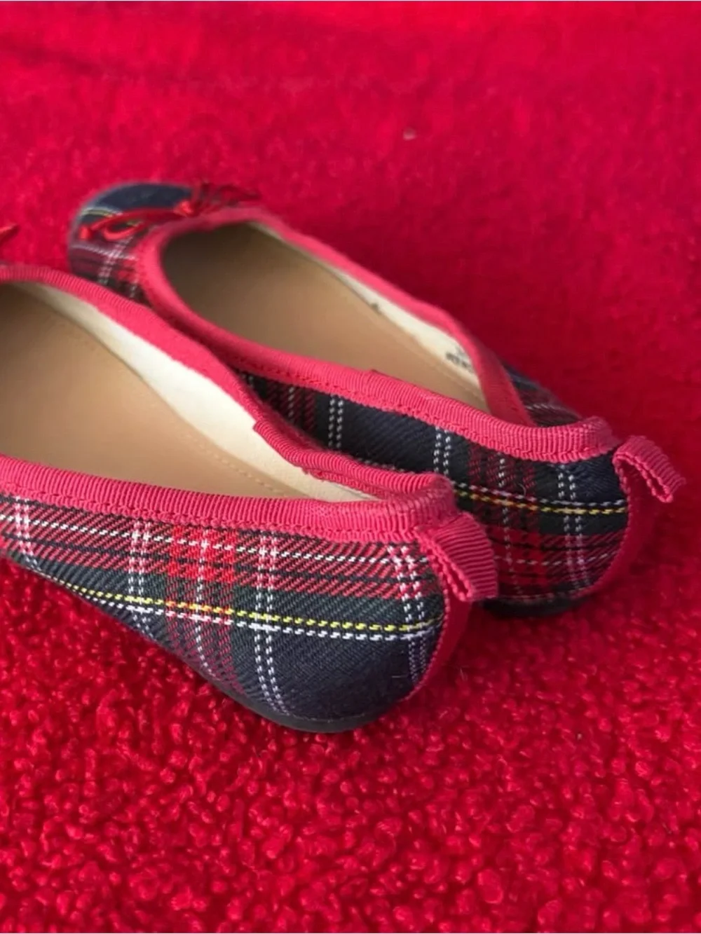 J. Crew tartan ballet